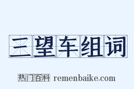 三望车组词是什么意思的图片